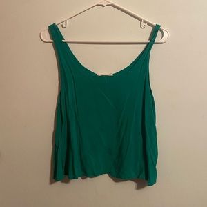 Green forever 21 tank crop top